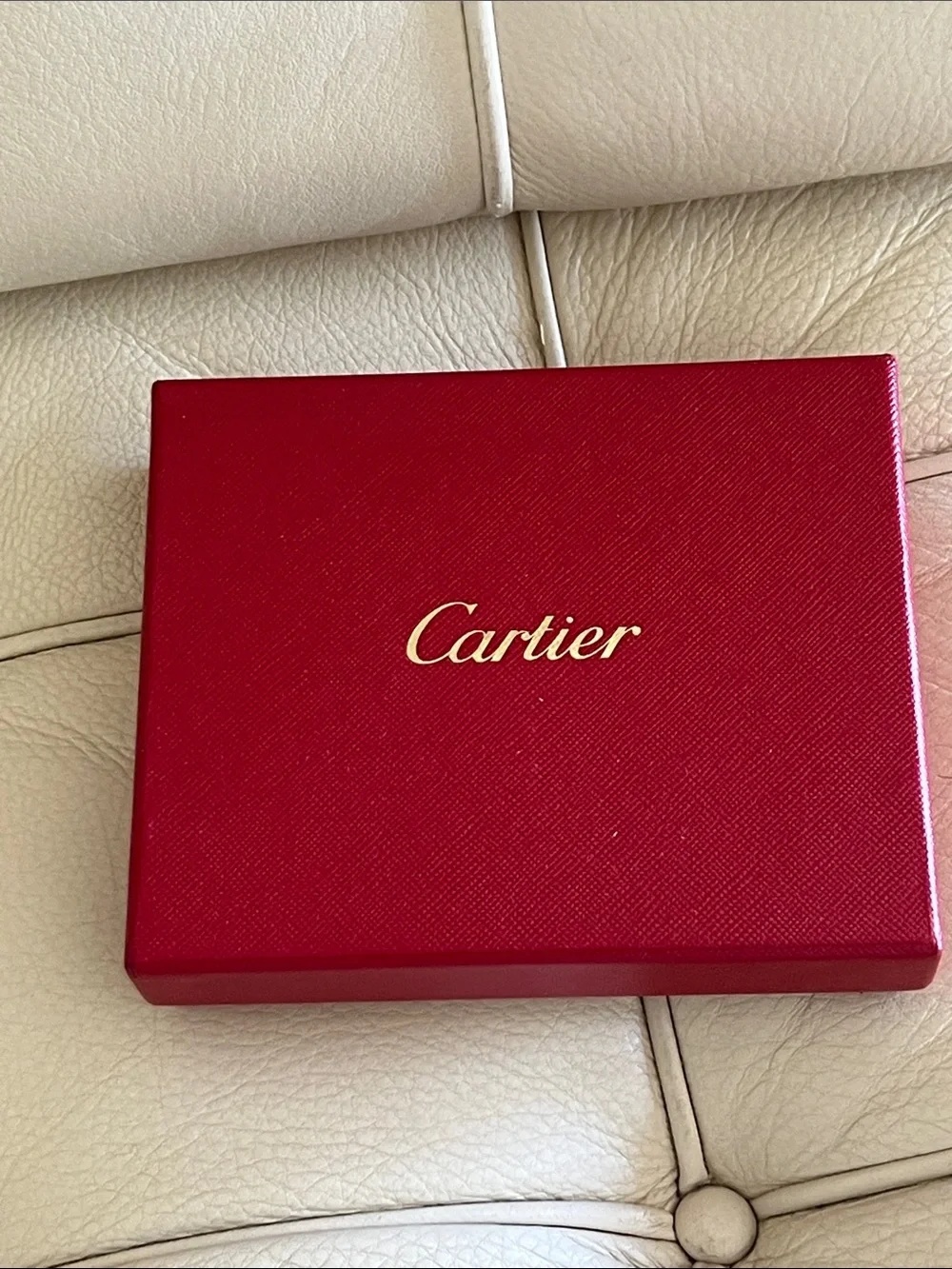 Cartier Black Leather